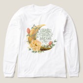 Follow Your Dreams Moon Tri-Blend Shirt (Design Vorderseite)