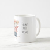 Follow Your Dreams Mouse Kaffeetasse (VorderseiteRechts)