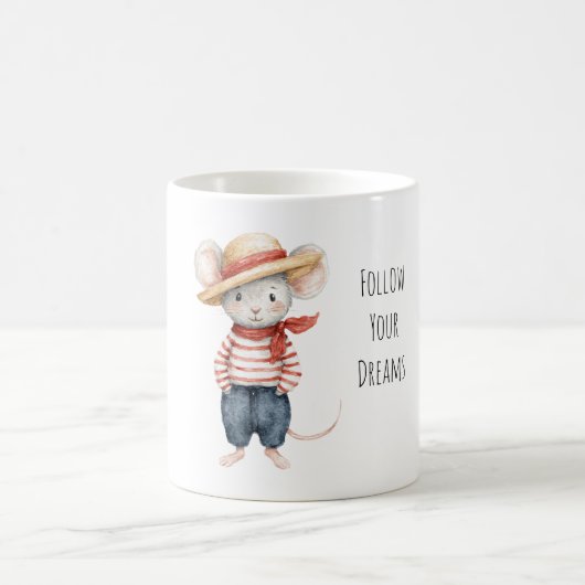 Follow Your Dreams Mouse Kaffeetasse (Mittel)