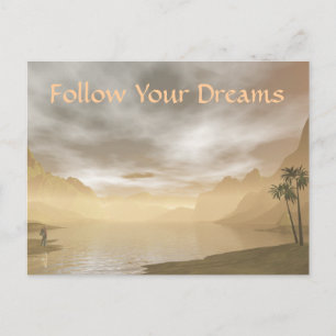 Follow Your Dreams Postkarte