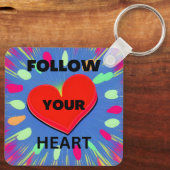 Follow Your Heart Schlüsselanhänger (Rückseite)