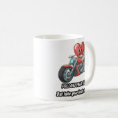 Follow your heart take your brain kaffeetasse (VorderseiteRechts)