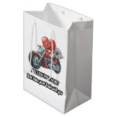 Follow your heart take your brain mittlere geschenktüte (Vorderseite Schrägansicht)