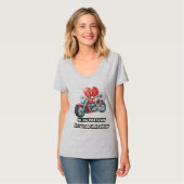 Follow your heart take your brain T-Shirt (Vorderseite Vollansicht)