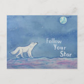 Follow Your Star Celestial Postcard Postkarte (Vorderseite)