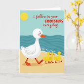 Follow Your Steps Strand Szene Karte (Gelbe Blume)