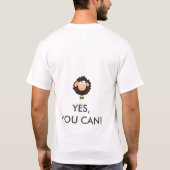 #FollowFriday schwarze Schaf-T - Shirt (Rückseite)