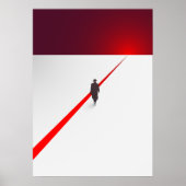 Following the Red Line Poster (Vorne)