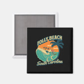Folly Beach _5 Magnet (Vorderseite/Rückseite)