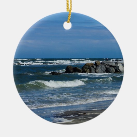 Folly Beach Atlantic Keramikornament (Vorne)