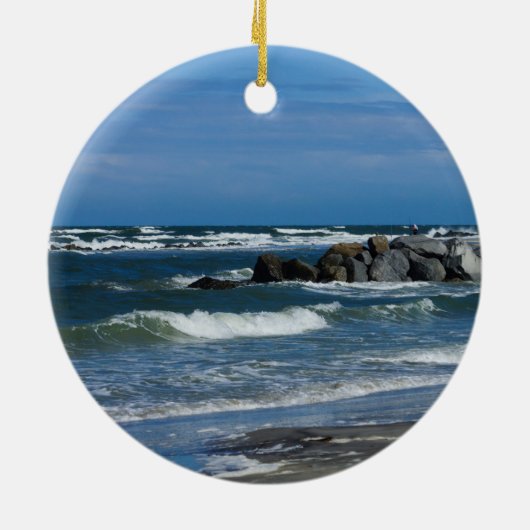 Folly Beach Atlantic Keramikornament (Hinten)