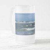 Folly Beach Atlantic Mattiert Glass Beer Tasse (Vorderseite Links)