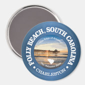Folly Beach (C) Magnet (Vorderseite/Rückseite)