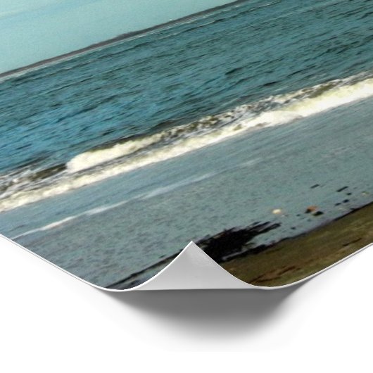 Folly Beach Lighthouse Poster (Ecke)
