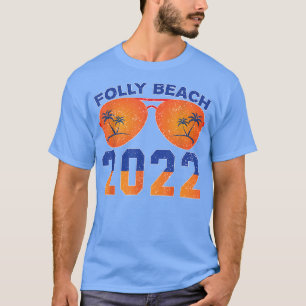 Folly Beach Lover summer and beach vacay tee Retro