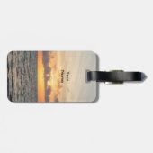 Folly Beach Morning Gepäckanhänger (Rückseite horizontal)