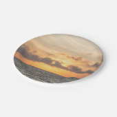 Folly Beach Morning Pappteller (Schrägansicht)