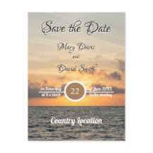 Folly Beach Morning Save the Date