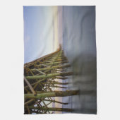 Folly Beach Pier Beauty Geschirrtuch (Vertikal)