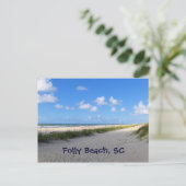Folly Beach Postcard Postkarte (Stehend Vorderseite)