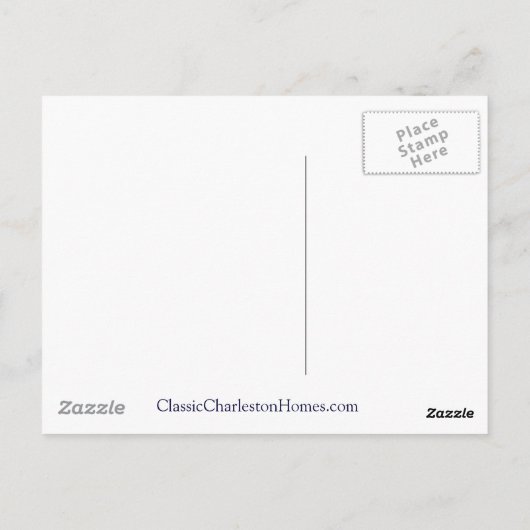 Folly Beach Postcard Postkarte (Rückseite)