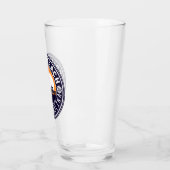 Folly Beach SC Souvenirs Retro Sunset Pier 60er Glas (Links)