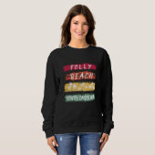 Folly Beach South Carolina Chalk Sweatshirt (Vorne ganz)