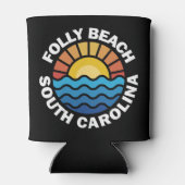Folly Beach, South Carolina Dosenkühler (Rückseite)