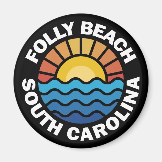 Folly Beach, South Carolina Magnet (Vorne)