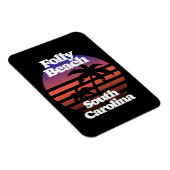 Folly Beach South Carolina Magnet (Rechte Seite)