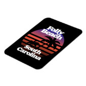 Folly Beach South Carolina Magnet (Linke Seite)