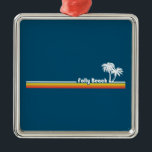 Folly Beach South Carolina Ornament Aus Metall<br><div class="desc">Nur 20 Autominuten vom Zentrum von Charleston entfernt,  liegt das Hotel auf Folly Island,  Zuhause bis Folly Beach und seinem exzellenten Fischerhafen und Sandstrand.</div>