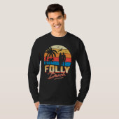 Folly Beach South Carolina Surfing Surf Summer Vac T-Shirt (Vorne ganz)