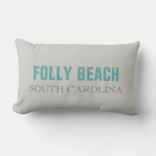 Folly Beach South Carolina Throw Kissen
