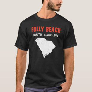 Folly Beach South Carolina USA Staat America Trave T-Shirt