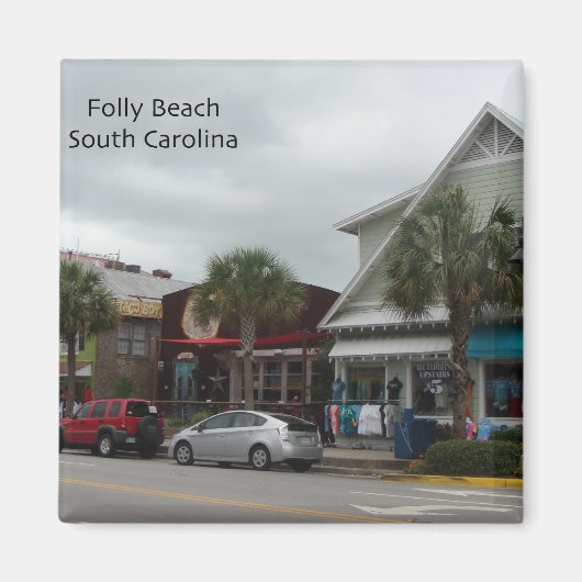 Folly Beach Strip Magnet (Vorne)
