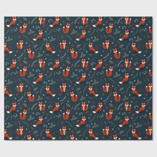 Folly Fox-Süssen Geschenkpapier (Flach)