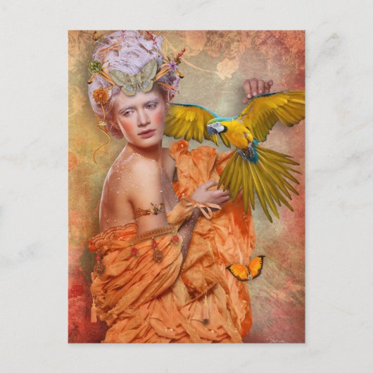 Folly Girl Post Card Postkarte (Vorderseite)