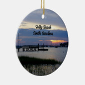 Folly Harbor Sunset Ornament (Rechts)