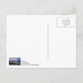 Folly Harbor Sunset Postkarte (Rückseite)