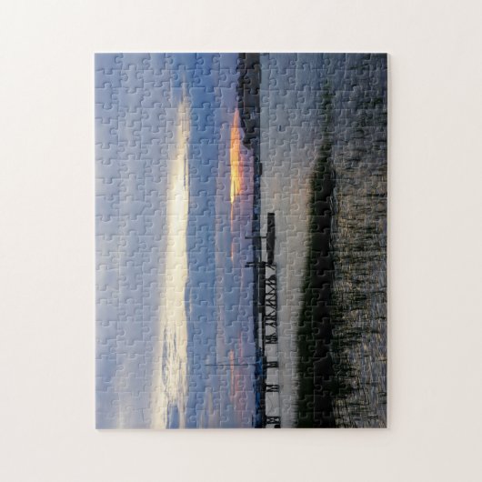 Folly Harbor Sunset Puzzle (Vertikal)