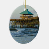 Folly Pier Morning Keramikornament (Rechts)