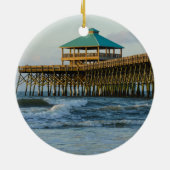 Folly Pier Morning Keramikornament (Hinten)
