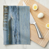 Folly Pier Morning Küchentuch (Viertel Falte)