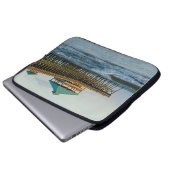Folly Pier Morning Laptopschutzhülle (Vorne Knopf)