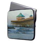 Folly Pier Morning Laptopschutzhülle (Vorderseite Links)