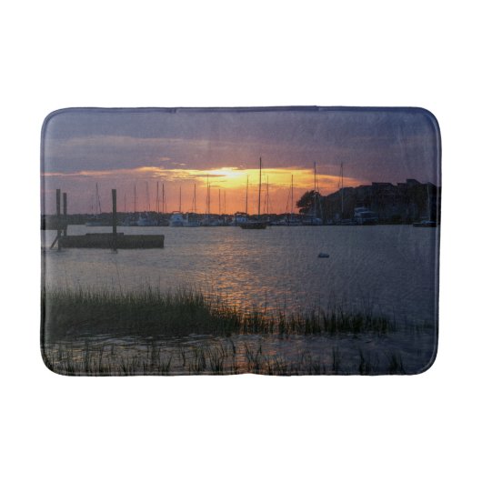 Folly River Sunset Badematte (Vorderseite)