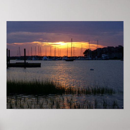 Folly River Sunset Poster (Vorne)