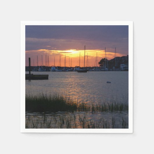 Folly River Sunset Serviette (Vorderseite)