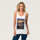 Folly River Sunset Tank Top (Vorderseite Vollansicht)